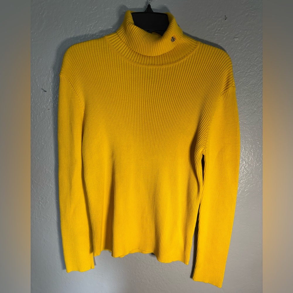 Lauren Ralph Lauren Yellow Turtleneck Sweater